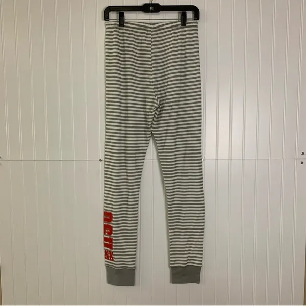 PINK OSU I Only Sleep in Striped Pajama Pants Size Large - Image 5