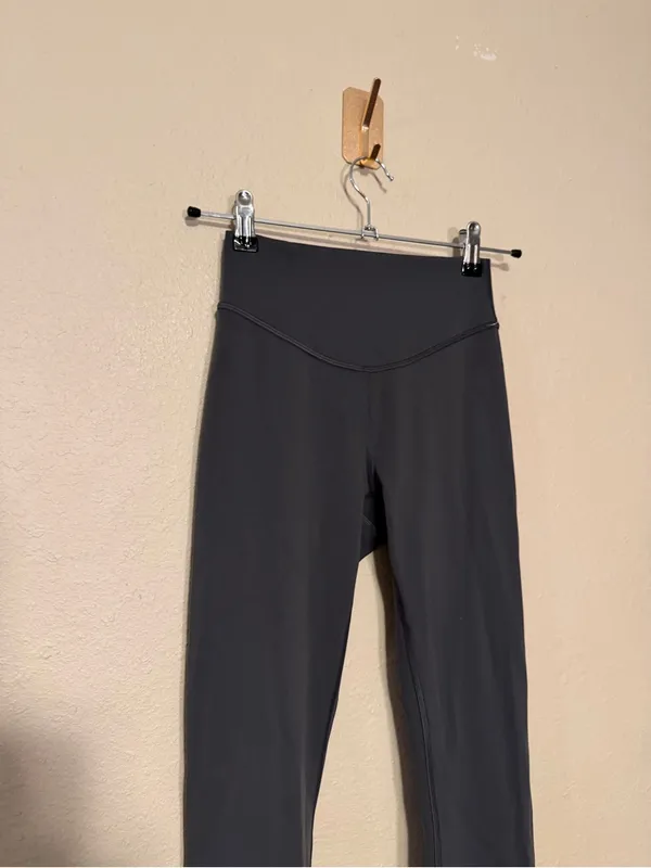 Lululemon Wunder Under SmoothCover High-Rise Tight 25" Graphite Grey Size 4 - Image 4