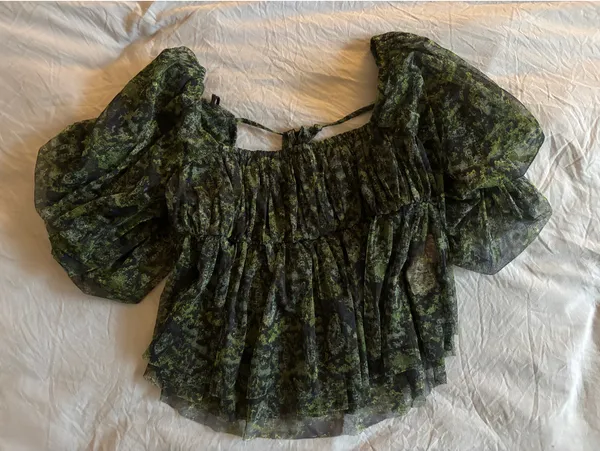 Free People Green Blouse - Image 3