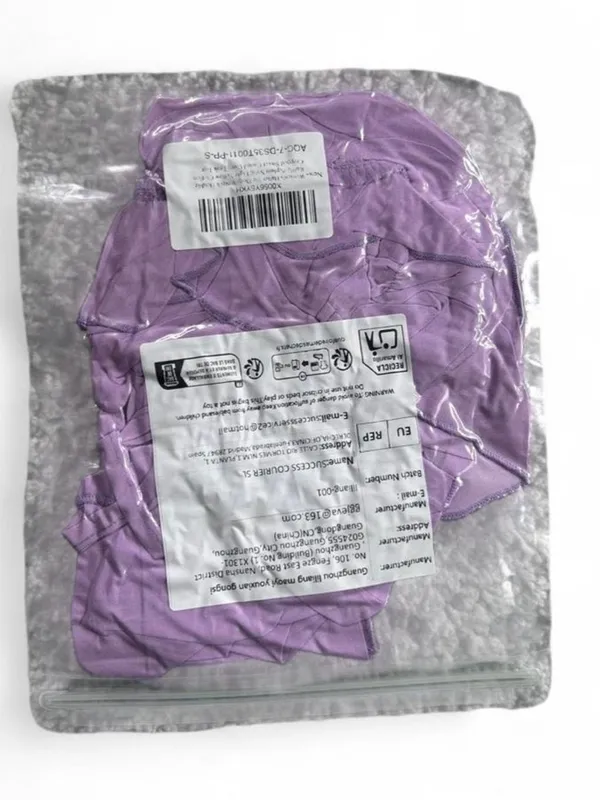 UUE Women's Purple Solid Halter V-Neck Ruffle Backless Tank Top, Size S - Image 4