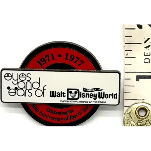 Disney Cast Member Exclusive Eyes & Ears 30th Anniversary Pin LE 3000 Feb 2002 - Image 2