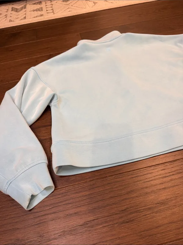 all in motion Light Blue Cropped 1/4 Zip Pullover Size XS (?) - C53-047 - Image 9
