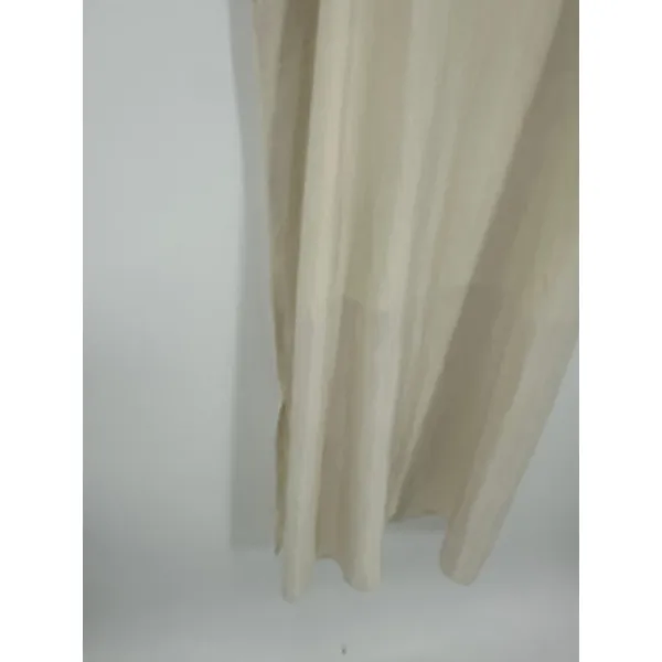 Tree Way Slip‎ Dress Cream Tank Maxi Slit Lightweight Made in Korea Women Medium - Image 3