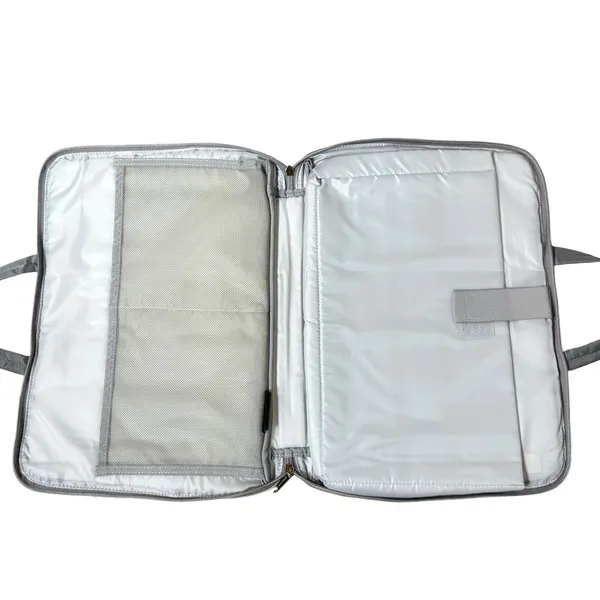 Ytonet 15.6 Inch Womens Laptop Sleeve Carrying Case Water Resistant Gray NWT - Image 5