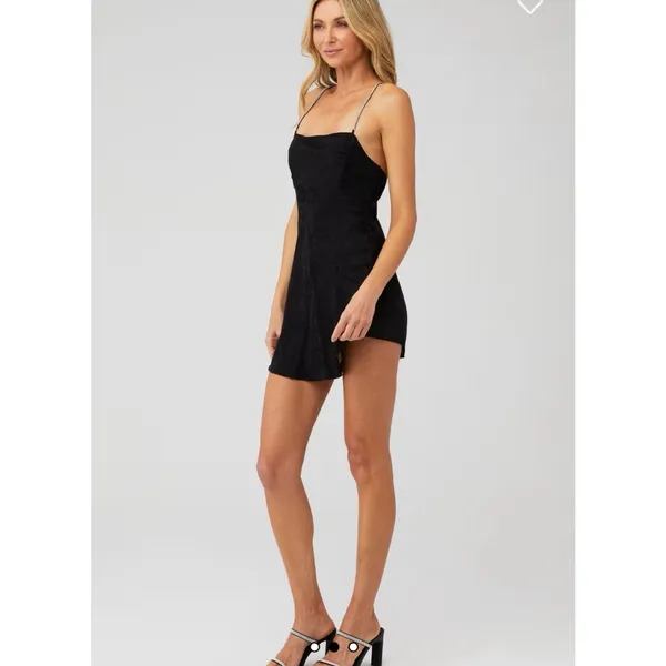 For Love & Lemons Gabrielle Women’s Black Mini Dress S‎ $185 - Image 2
