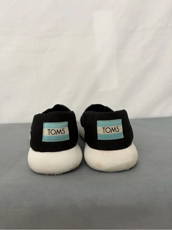 TOMS Alpargata Mallow Puff Black Women’s Slip-Ons Size 10 (B241) - Image 6