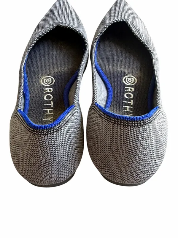 ROTHY’S The Point Cloud Grey Birdseye Pointed Toe Flat Size 7.5 - Image 5