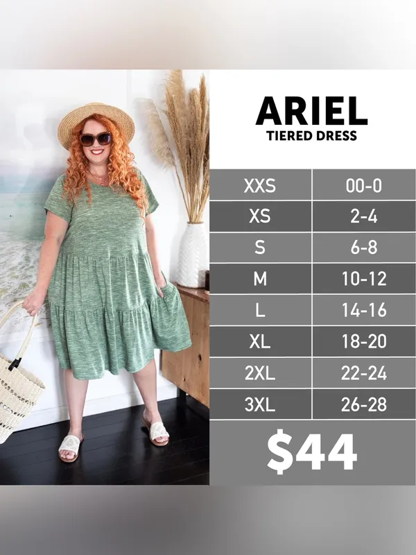 LuLaRoe Ariel Burgundy Tiered Short Sleeve Dress - Image 3