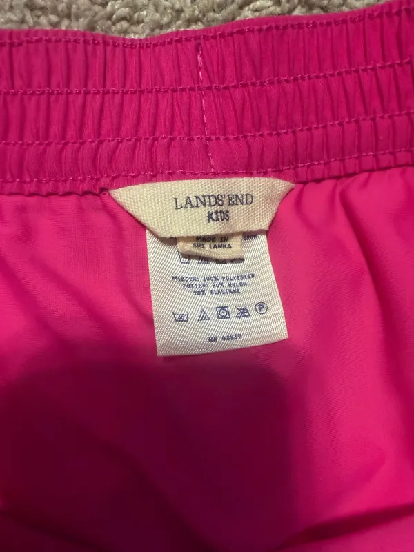 Lands' End kids size 16 girls pink shorts - Image 3