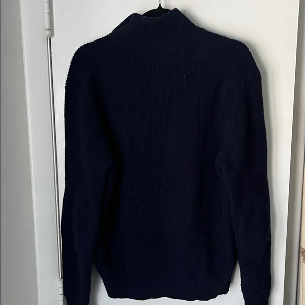 J. Crew Dark Blue Wool Sweater - Image 5