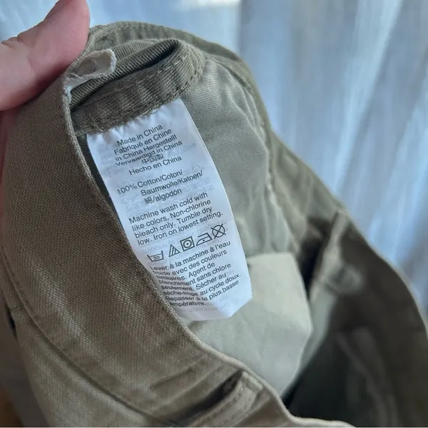 Madewell High-Rise Cargo Fatigue Pants Distant Surplus Green Utility Joggers 26‎ - Image 8