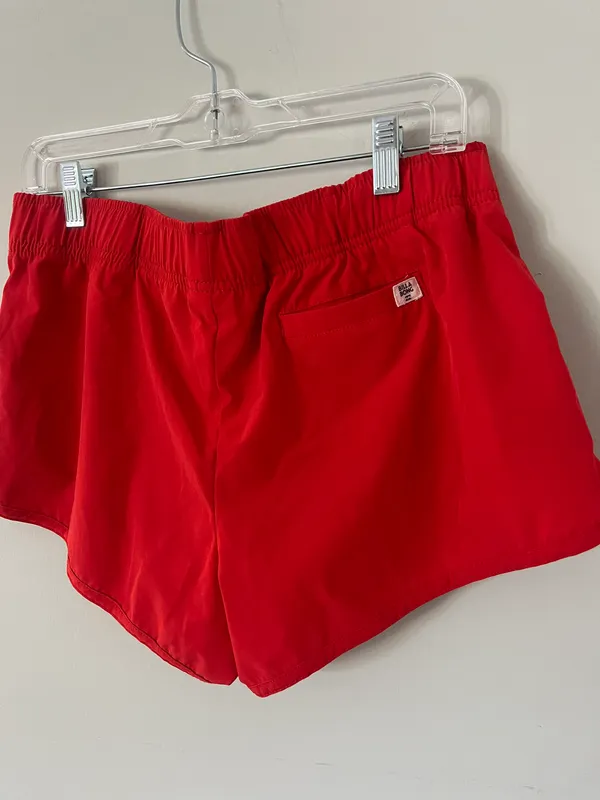 Billabong Red Athletic Shorts - Image 3