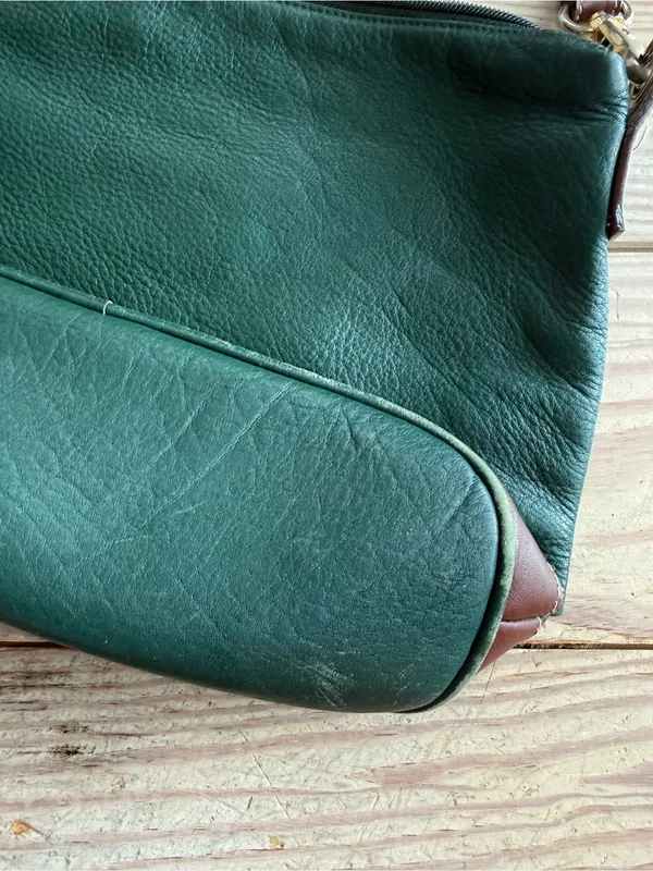Tignanello Leather Tassel Crossbody Bag - see pics for wear - Image 4