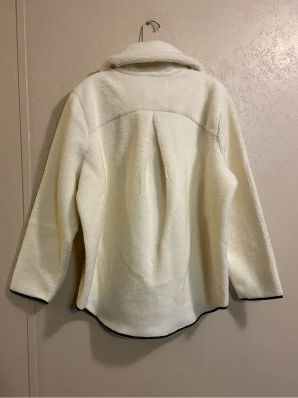 NWT SPANX Fleece Full Zip jacket sz S - Image 2