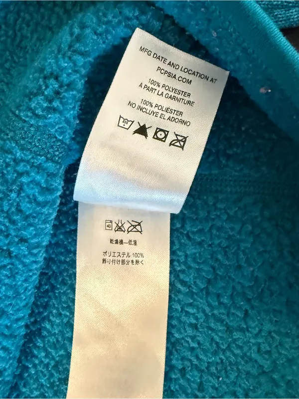 Patagonia Teal Half-Zip Turtleneck Pullover - Image 6