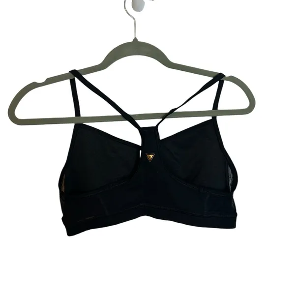 Yoga Smoga Black Racerback Sports Bra - Image 2