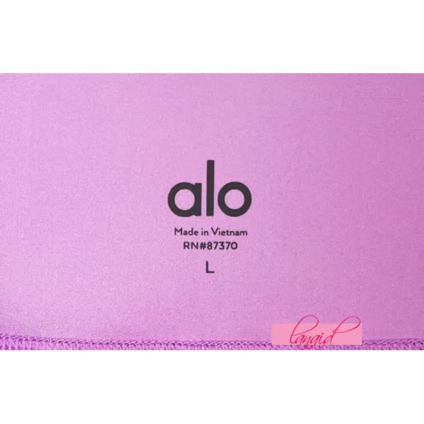 Alo 7/8 High-Waist Airlift Leggings Pink Lavender Hi-Rise Waisted Skinny Tights - Image 9