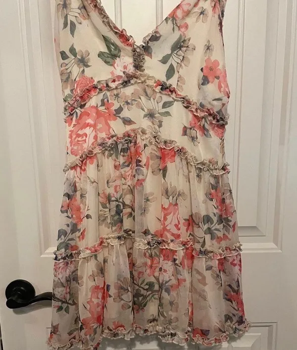 Floral Mini dress Size M - Image 2