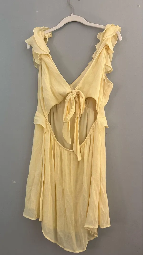 Mi Ami Francesca's Flutter Sleeve Dress  - Image 3