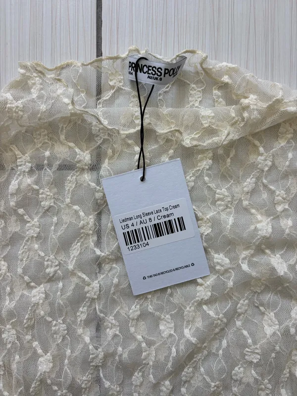 Princess Polly Liedman Lace Long Sleeve Top - Image 5