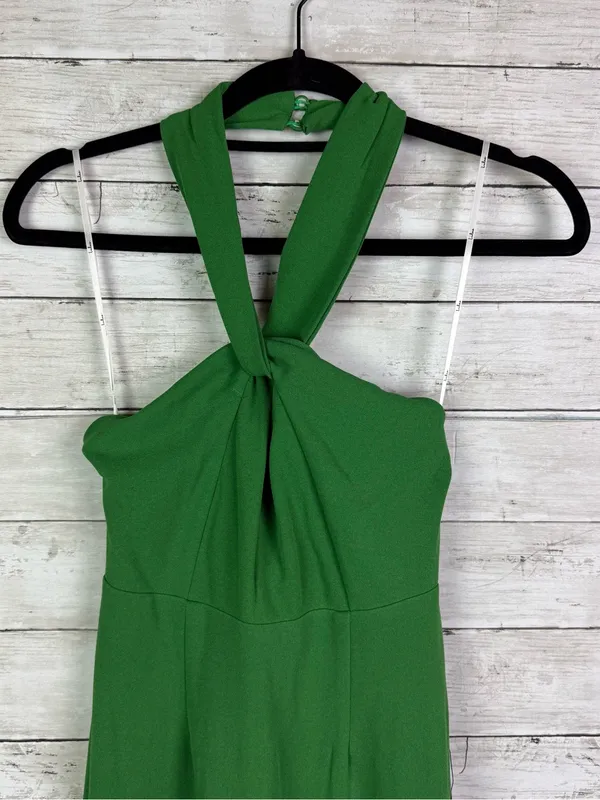 Lulus Mesmerizing Perfection Green Halter Neck Backless Maxi Dress Size XS - Image 4