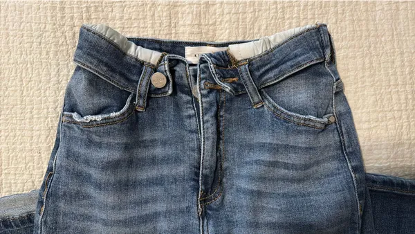 Risen Jeans Faux Foldover Wide Leg jeans - Image 5