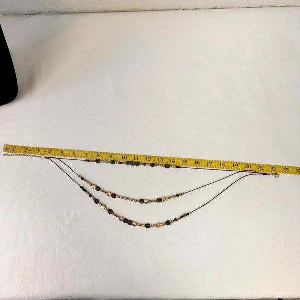 Vintage Multi Strand Women's Necklace Beaded Multicolor Classic Fashion Jewelry - Image 6