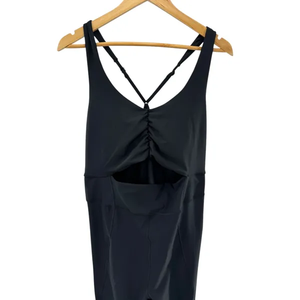 YPB Your Personal Best sculptLUX Black Ruched Cutout Tank Bodysuit Jumpsuit XXL‎ - Image 3