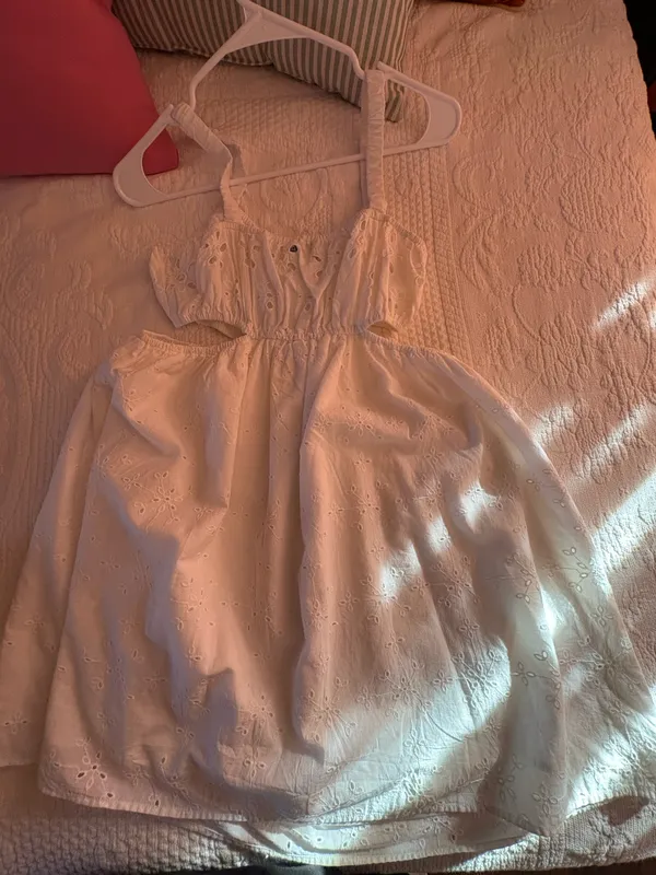 American Eagle White Mini Dress - Image 2