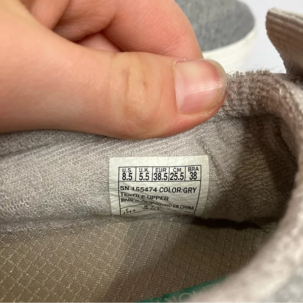 Skechers slip on shoes gray casual neutral minimalist women’s size 8.5‎ - Image 7