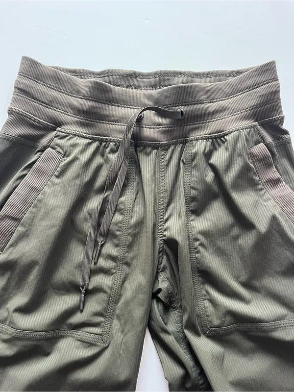 lululemon athletica Dance Studio Pant III Unlined Dark Olive -Size 4 - Image 6