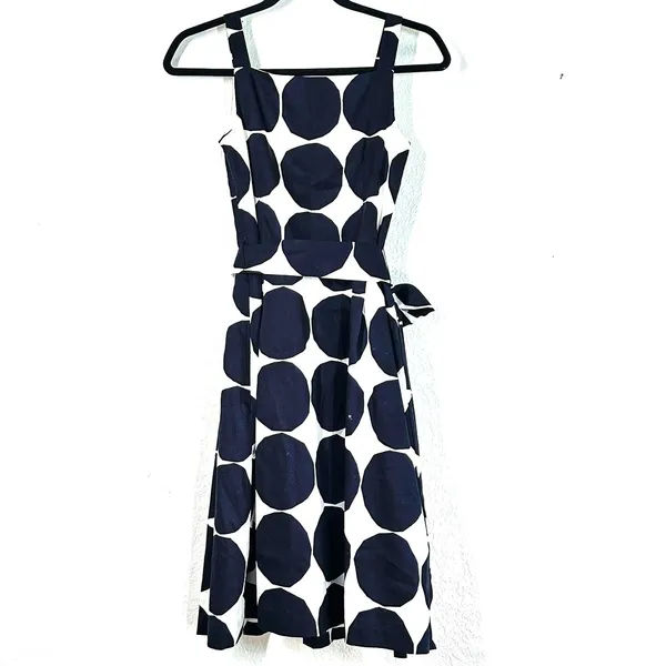 0 XS DRESS Kivet stones polka dot Mod Tank Sleeveless Sundress MERIMEKKO - Image 3