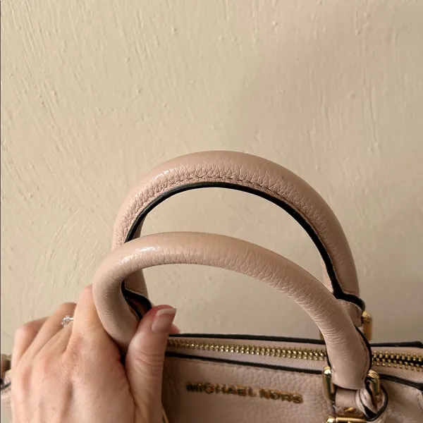 Michael Kors Blush Leather Satchel - Image 9