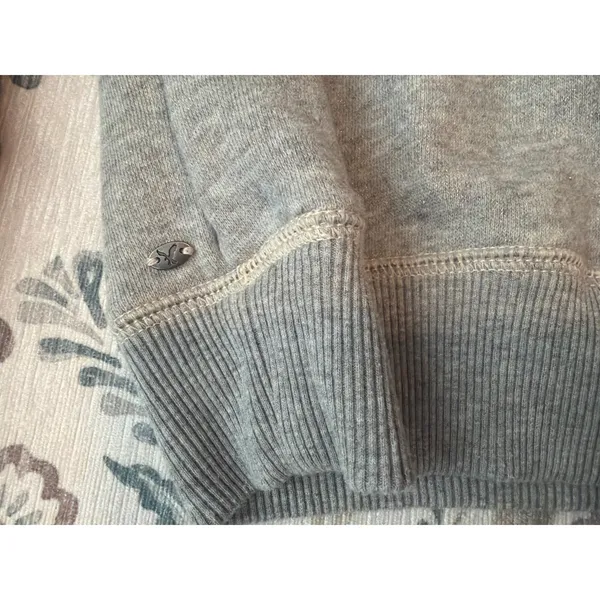 American Eagle Womens Small Merry & Bright Christmas Sequin Sweatshirt - Image 7