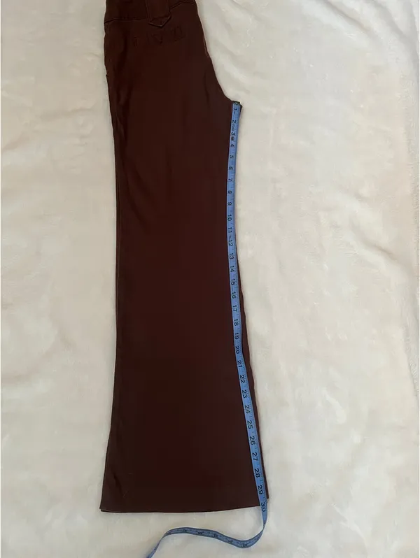 Bebe Brown Linen Pants size 8 - Image 7
