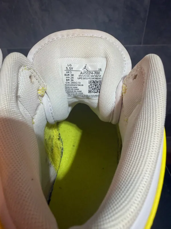 Yellow Floral Nikes - Image 9