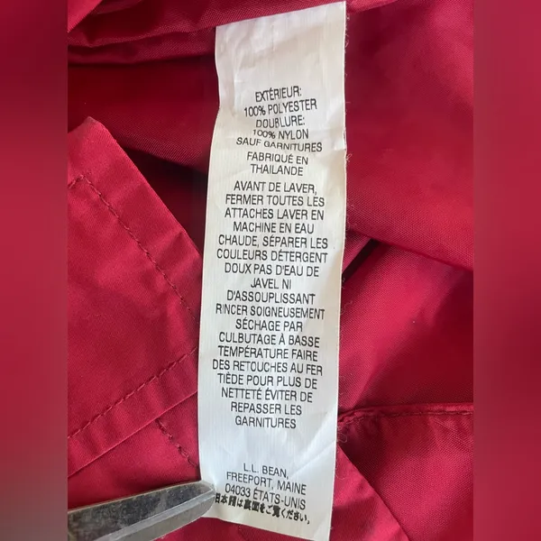 L.L. Bean Women's Vibrant Red Trench Coat - Image 13