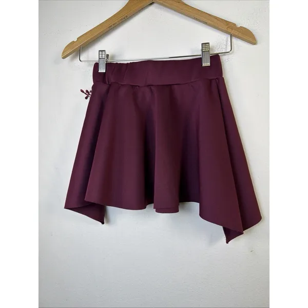 Weissman Jazz Tap Dance Costume red SA small adult competition applique' skirt - Image 6