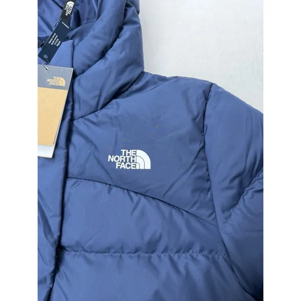 The North Face Women's Baltic Down Puffer Hoodie Jacket Navy NWT Small $270 ORG - Image 3