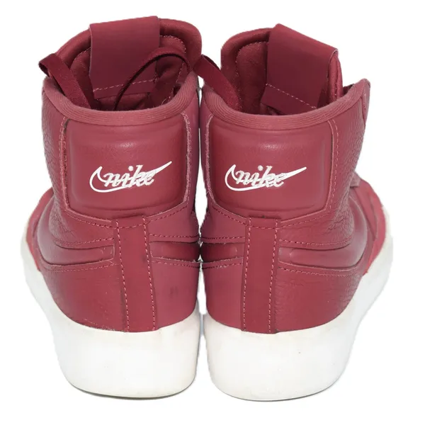 Nike Blazer Mid Rebel Women 7.5 Burgundy Wine Good High Top Zip BQ4022-602‎ - Image 4