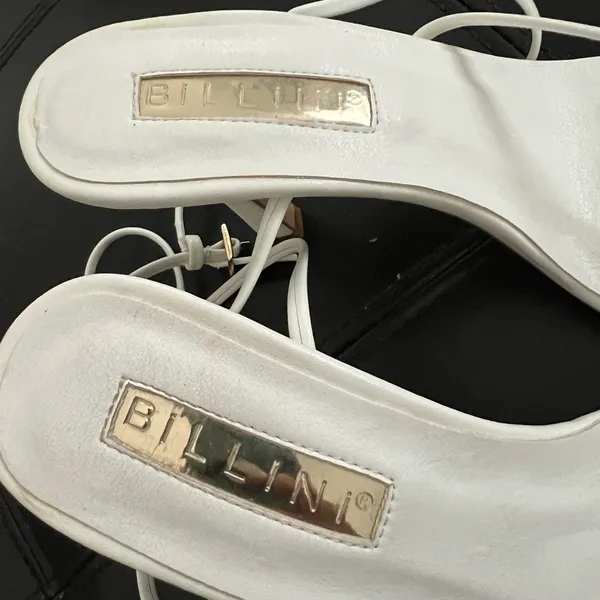 Billini- Sarine Strappy White Sandal size 6 NWOB - Image 7
