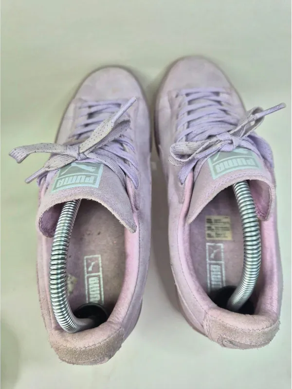 Puma Suede Womens 9 Classic Sneakers Shoes Purple Lavender - Image 6