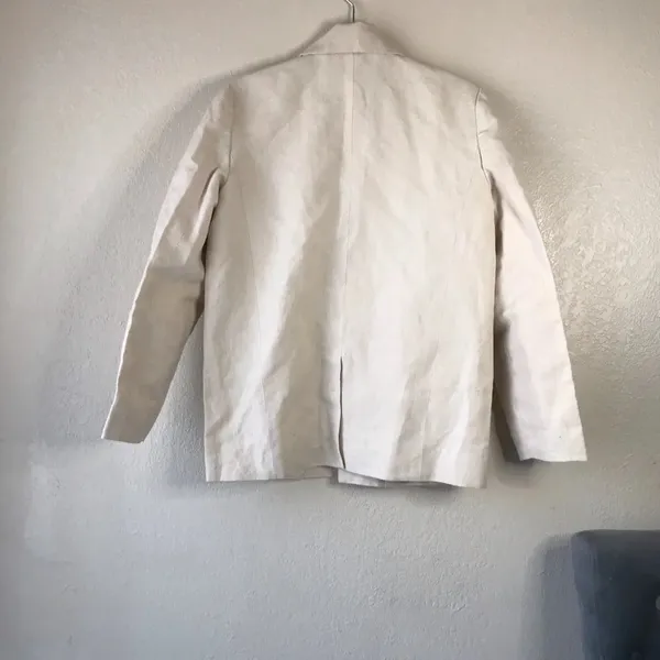 Rachael Wang Oversized oatmeal blazer neutral size Small‎ Tan - Image 2