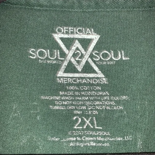 Tim McGraw Faith Hill Soul2Soul Tour Shirt 2XL 2017 Concert Double Sided Country - Image 3