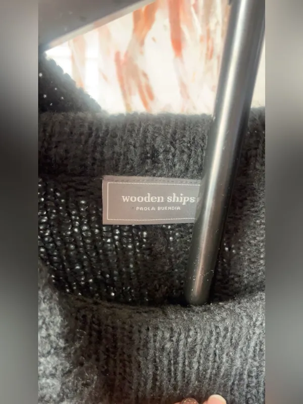 Anthropologie wooden ships poncho - Image 5