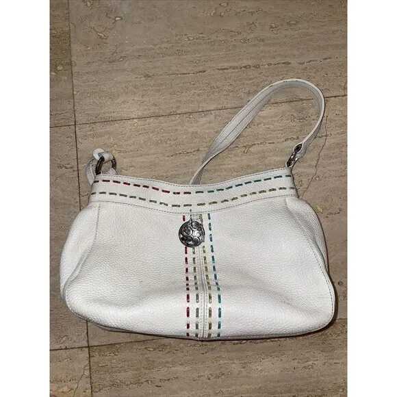 Brighton‎ small cream and yellow trim crossbody - Image 2