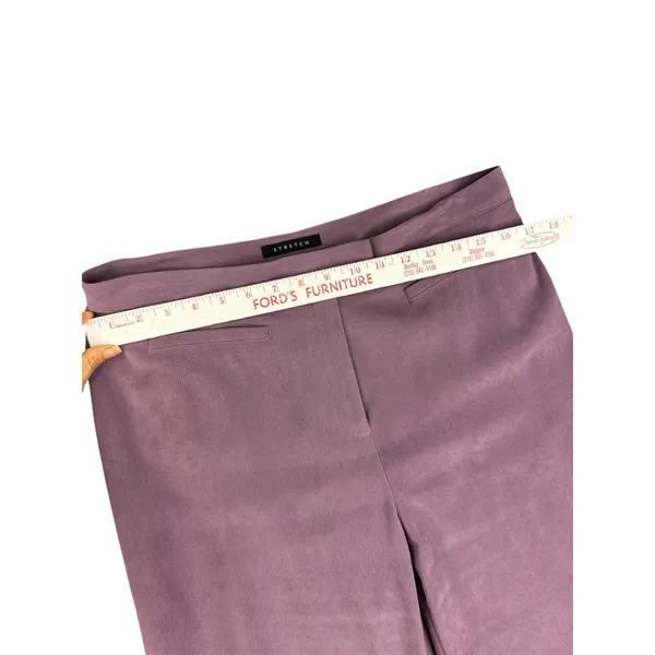 Norton McNaughton 12 Orchid Purple High Waisted‎ Wide Leg Pants Career - Image 4