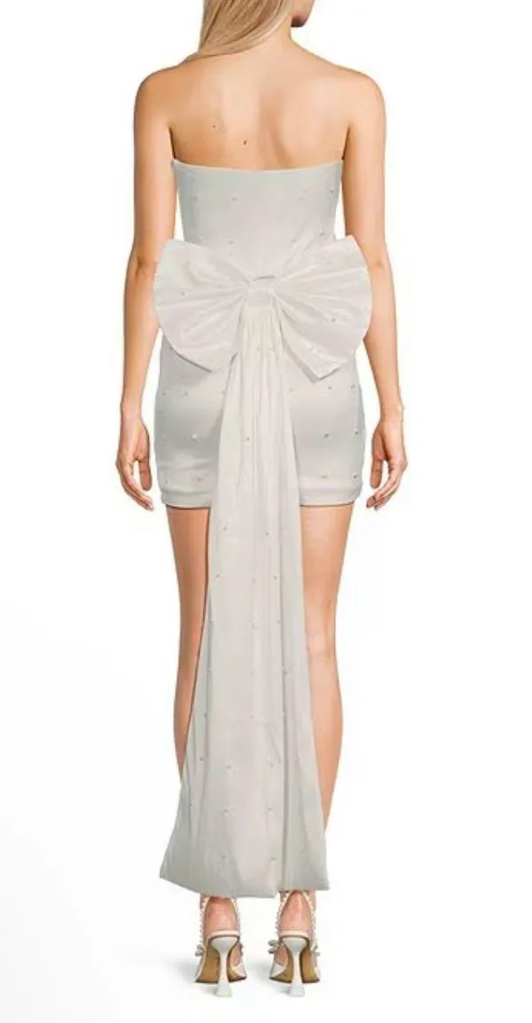 Dillards White Homecoming Dress - Image 2