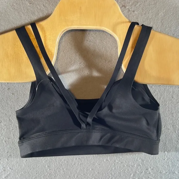 771 | NWT OFFLINE by Aerie Real Me Xtra‎ Strappy Sports Bra Activewear Black XS - Image 2