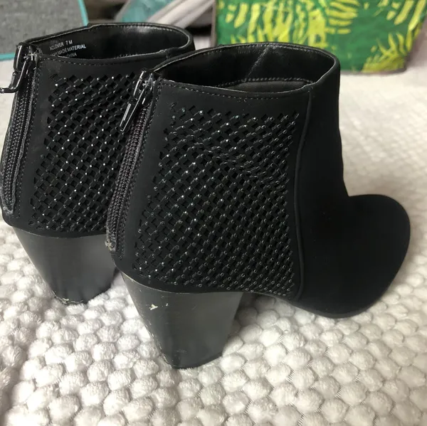 Studded Booties Black Size 7 - Image 3